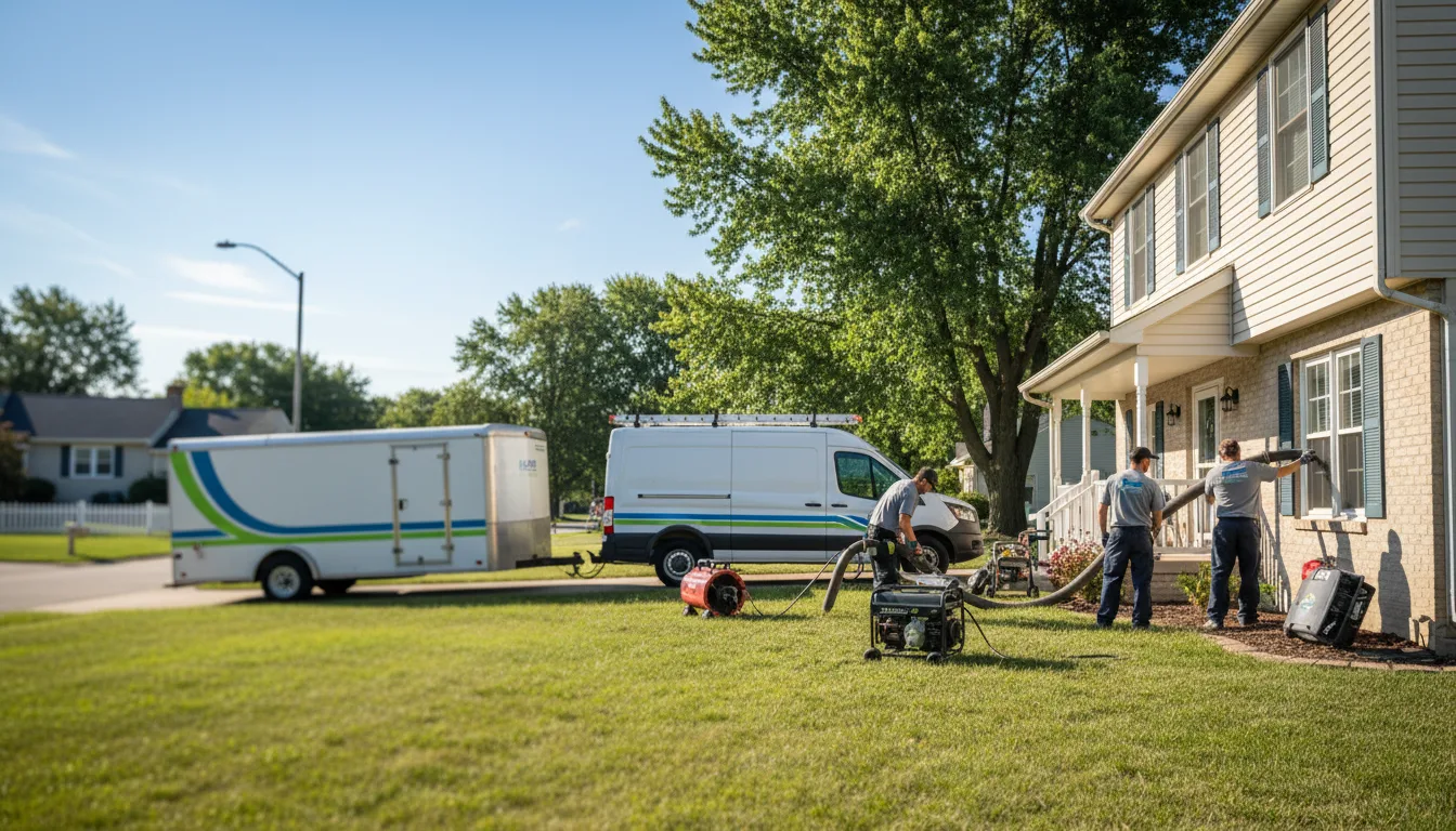 Flooded Basement Restoration And Cleanup With Repair in Morenci, MI near me